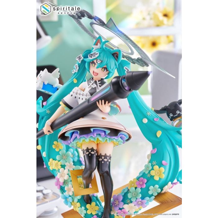 Hatsune Miku x Naoki Saito PVC Statue 1/7 My Figure Making! The Painter Ver. 34 cm 