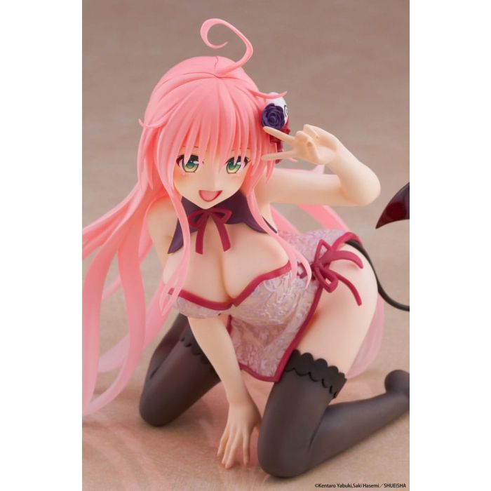 To Love-Ru Darkness PVC Statue Desktop Cute Figure Lala Chinese Dress Ver. 13 cm    