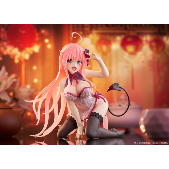 To Love-Ru Darkness PVC Statue Desktop Cute Figure Lala Chinese Dress Ver. 13 cm    
