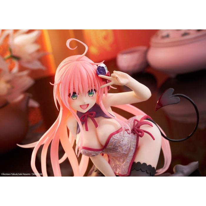 To Love-Ru Darkness PVC Statue Desktop Cute Figure Lala Chinese Dress Ver. 13 cm    