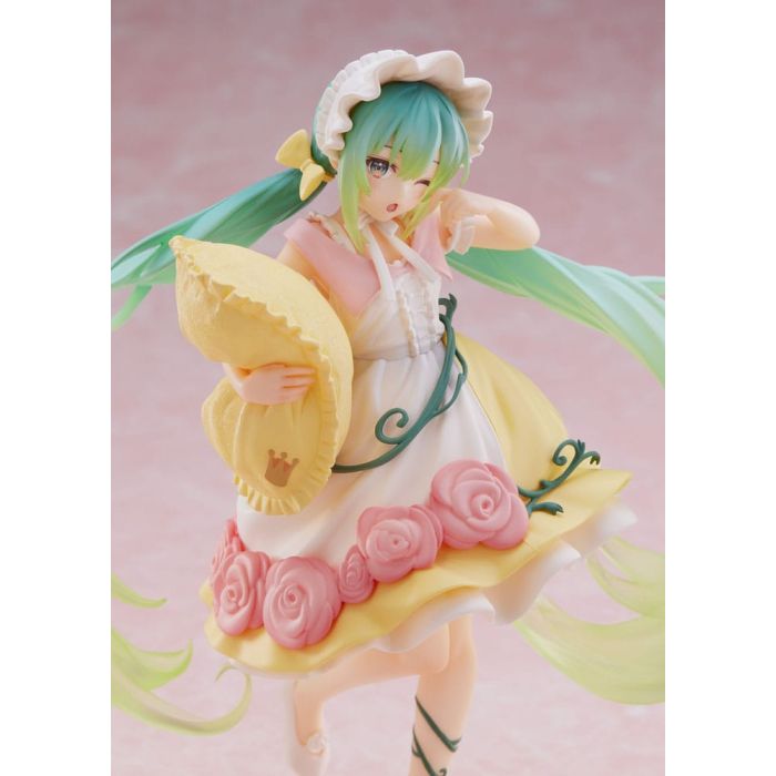 Hatsune Miku PVC Statue Hatsune Miku Wonderland Figure Sleeping Beauty Reissue 18 cm