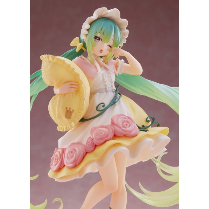 Hatsune Miku PVC Statue Hatsune Miku Wonderland Figure Sleeping Beauty Reissue 18 cm