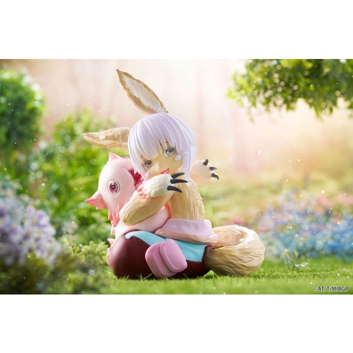 Made in Abyss: The Golden City of the Scorching Sun PVC Statue Desktop Cute Figure Nanachi & Mitty Reissue 13 cm