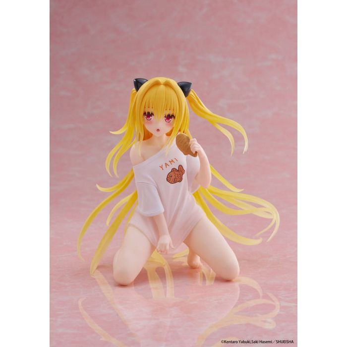 To Love-Ru Darkness PVC Statue Desktop Cute Figure Golden Darkness Roomwear Ver. 13 cm      