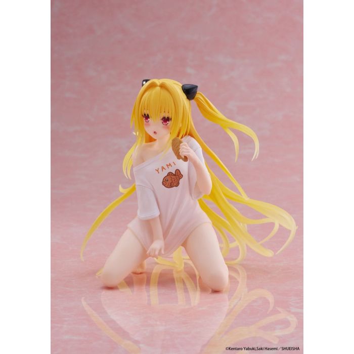 To Love-Ru Darkness PVC Statue Desktop Cute Figure Golden Darkness Roomwear Ver. 13 cm      