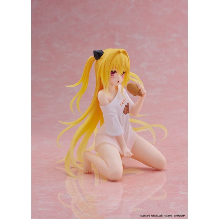 To Love-Ru Darkness PVC Statue Desktop Cute Figure Golden Darkness Roomwear Ver. 13 cm      