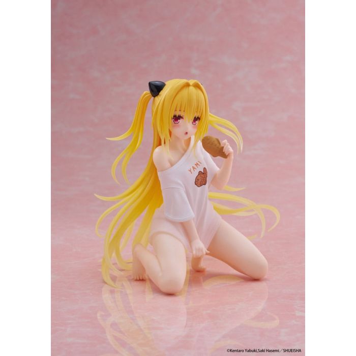 To Love-Ru Darkness PVC Statue Desktop Cute Figure Golden Darkness Roomwear Ver. 13 cm      