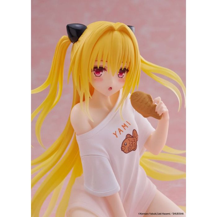 To Love-Ru Darkness PVC Statue Desktop Cute Figure Golden Darkness Roomwear Ver. 13 cm      