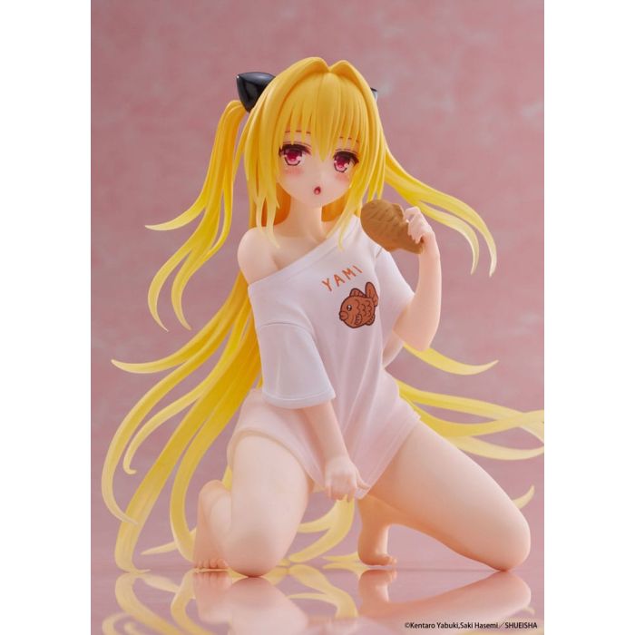 To Love-Ru Darkness PVC Statue Desktop Cute Figure Golden Darkness Roomwear Ver. 13 cm      
