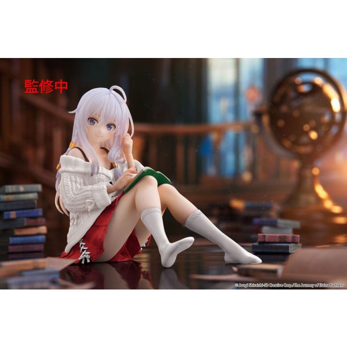 Wandering Witch: The Journey of Elaina PVC Statue Desktop Cute Figure Elaina Casual Clothes Ver. Renewal 13 cm