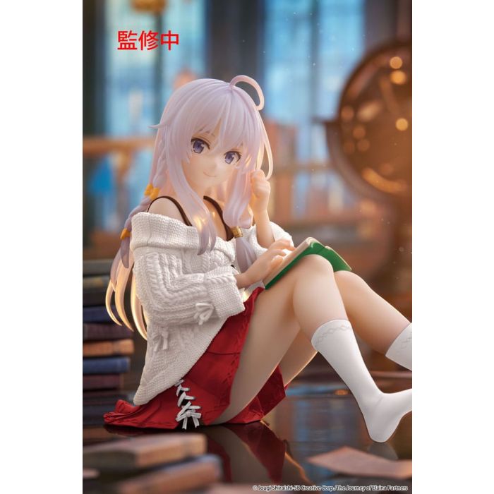 Wandering Witch: The Journey of Elaina PVC Statue Desktop Cute Figure Elaina Casual Clothes Ver. Renewal 13 cm