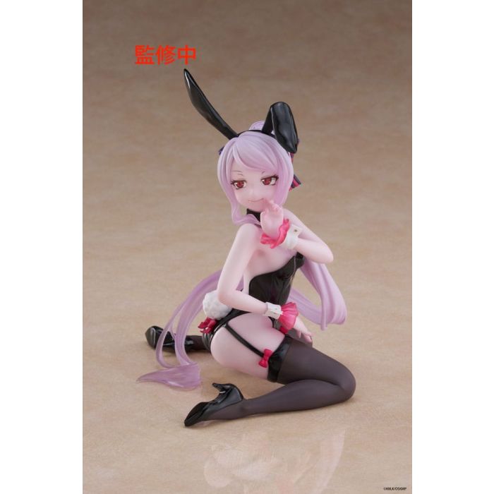 Overlord PVC Statue Desktop Cute Figure Shalltear Bunny Ver. 13 cm    