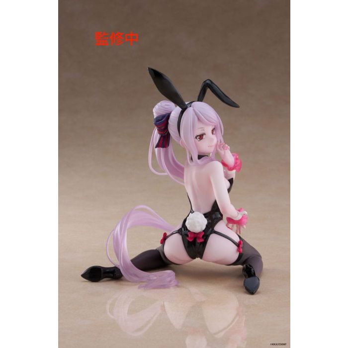 Overlord PVC Statue Desktop Cute Figure Shalltear Bunny Ver. 13 cm    
