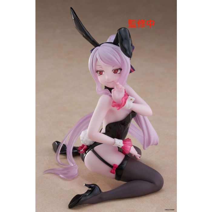 Overlord PVC Statue Desktop Cute Figure Shalltear Bunny Ver. 13 cm    