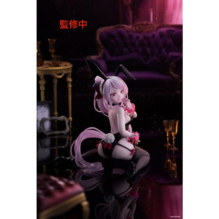 Overlord PVC Statue Desktop Cute Figure Shalltear Bunny Ver. 13 cm    