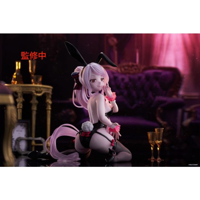 Overlord PVC Statue Desktop Cute Figure Shalltear Bunny Ver. 13 cm    