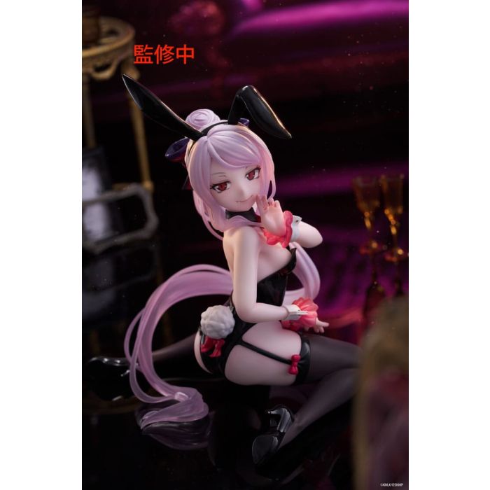 Overlord PVC Statue Desktop Cute Figure Shalltear Bunny Ver. 13 cm    