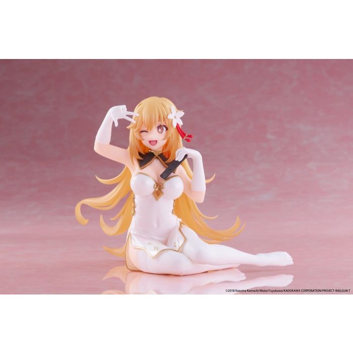 A Certain Scientific Railgun PVC Statue Desktop Cute Figure Misaki Shokuho Chinese Dress Ver. 13 cm
