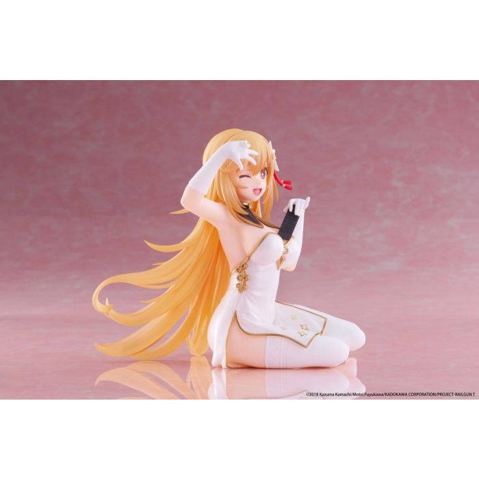 A Certain Scientific Railgun PVC Statue Desktop Cute Figure Misaki Shokuho Chinese Dress Ver. 13 cm