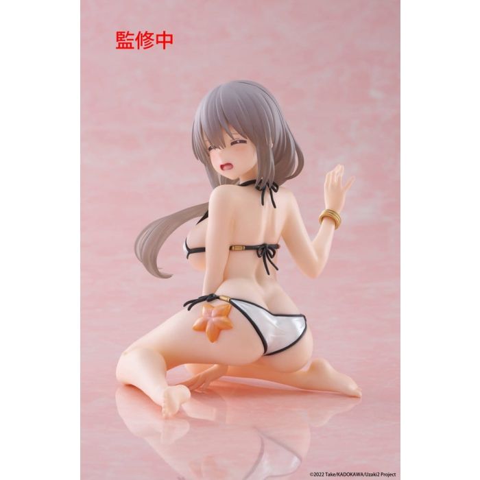 Uzaki-chan Wants to Hang Out! PVC Statue Desktop Cute Figure Tsuki Uzaki (Swimwear Ver.) 13 cm          