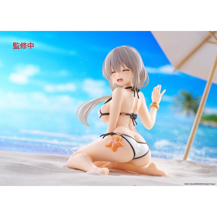 Uzaki-chan Wants to Hang Out! PVC Statue Desktop Cute Figure Tsuki Uzaki (Swimwear Ver.) 13 cm          