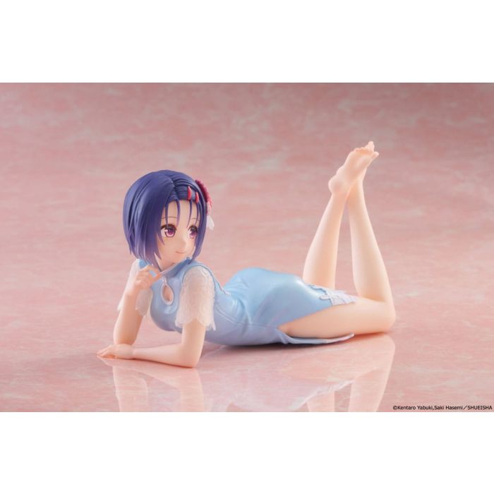To Love-Ru Darkness PVC Statue Desktop Cute Figure Haruna Sairenji (China Dress Ver.) 13 cm           