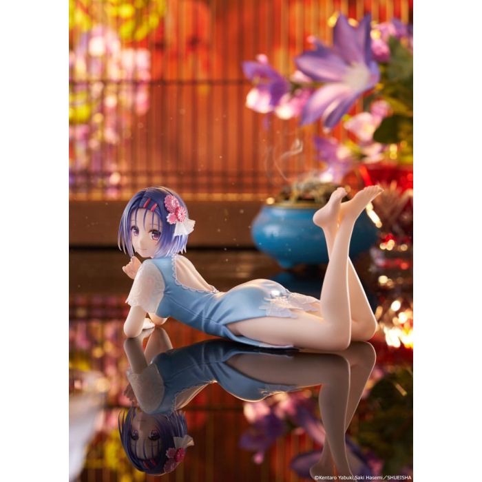 To Love-Ru Darkness PVC Statue Desktop Cute Figure Haruna Sairenji (China Dress Ver.) 13 cm           