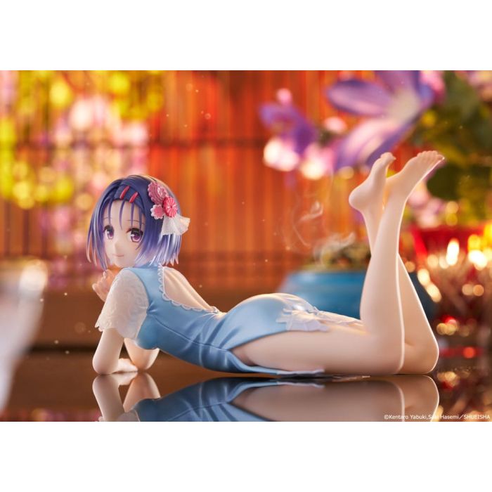 To Love-Ru Darkness PVC Statue Desktop Cute Figure Haruna Sairenji (China Dress Ver.) 13 cm           