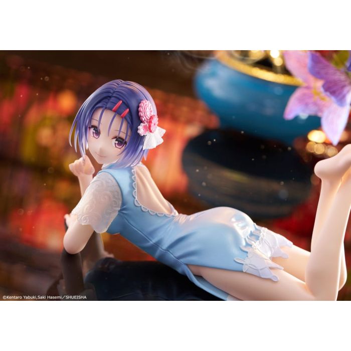 To Love-Ru Darkness PVC Statue Desktop Cute Figure Haruna Sairenji (China Dress Ver.) 13 cm           