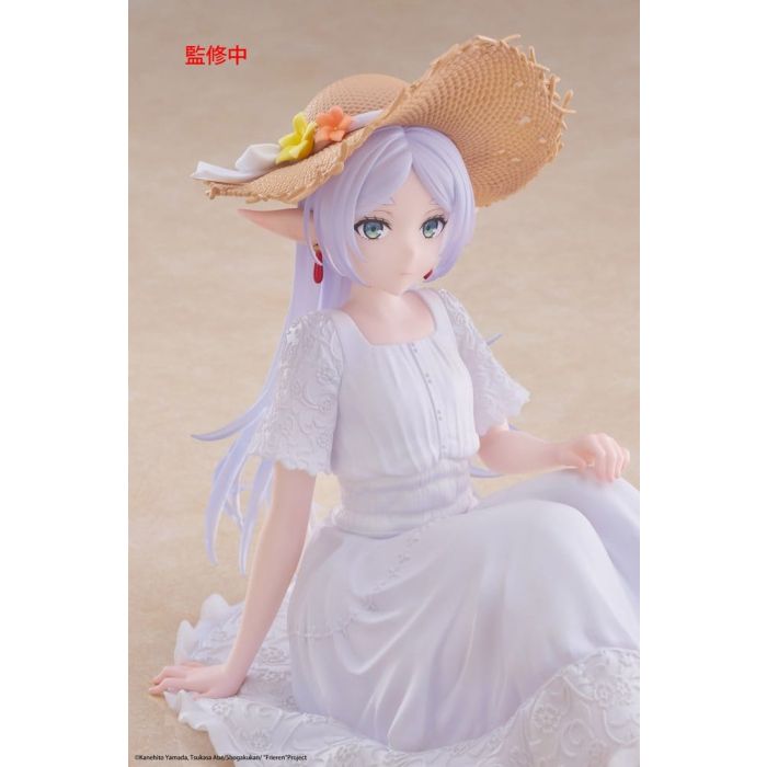 Frieren: Beyond Journey's End PVC Statue Desktop Cute Figure Frieren Summer Dress Ver. 13 cm       