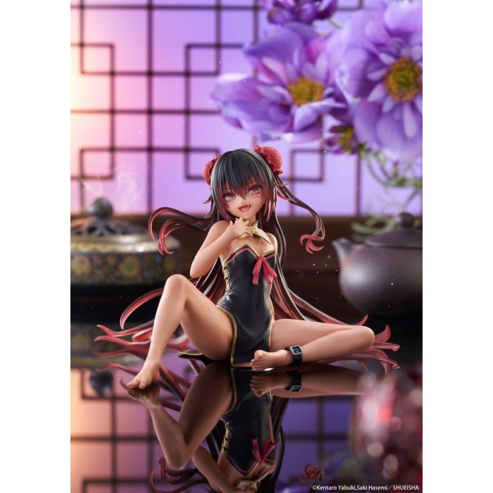 To Love-Ru Darkness Desktop Cute PVC Figure Nemesis (Chinese Dress Ver.) 13 cm