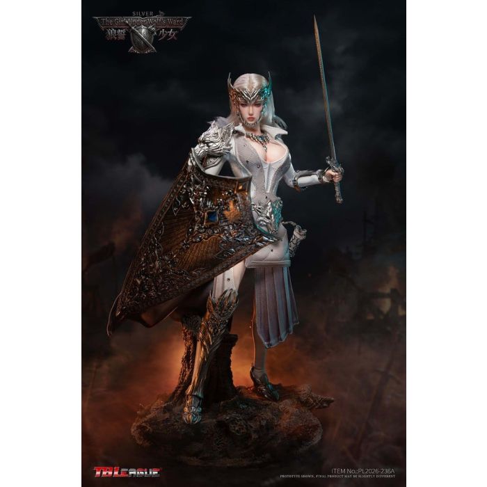 The Girl Under Wolf's Ward Action Figure 1/6 Alina (Silver) 30 cm