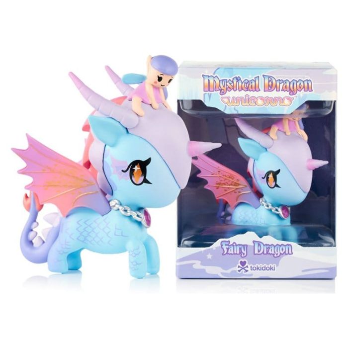 Unicorno Window Box Figure Mystical Dragon Line Fairy Dragon 8 cm