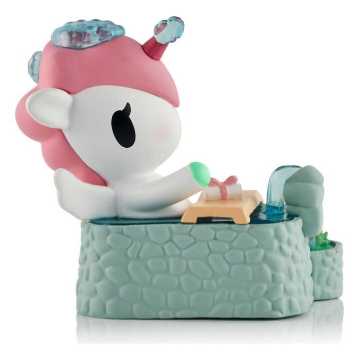 Unicorno Window Box Figure Spa Day Hot Springs Oasis 7 cm