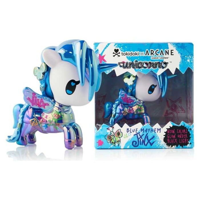 Unicorno x Arcane Window Box Figure Blue Mayhem JINX (Special Edition) 7 cm