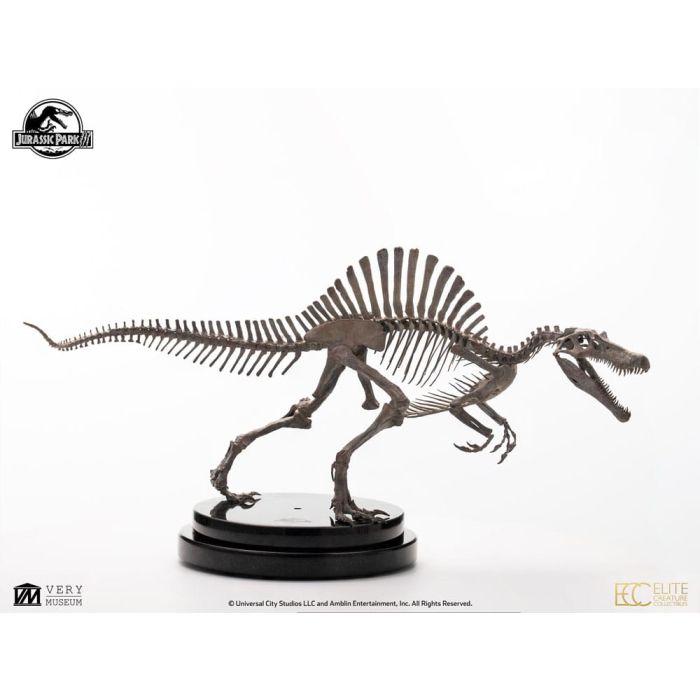Jurassic Park III ECC Elite Creature Line Statue 1/24 Spinosaurus Skeleton Bronze 27 cm 