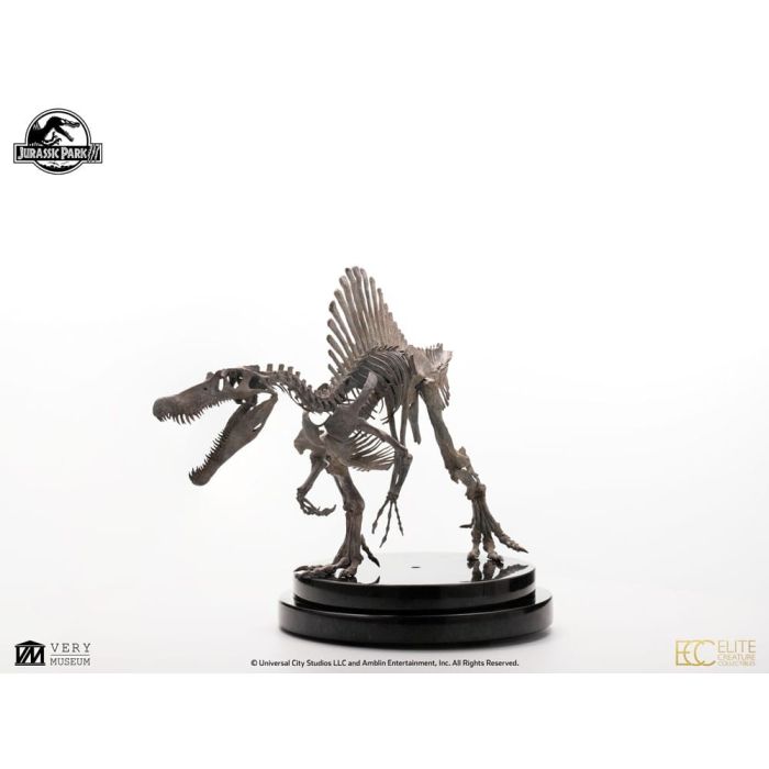 Jurassic Park III ECC Elite Creature Line Statue 1/24 Spinosaurus Skeleton Bronze 27 cm 