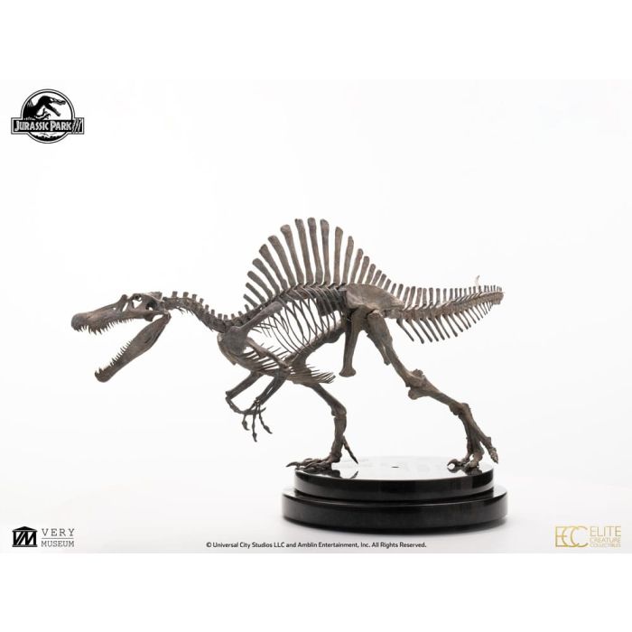 Jurassic Park III ECC Elite Creature Line Statue 1/24 Spinosaurus Skeleton Bronze 27 cm 