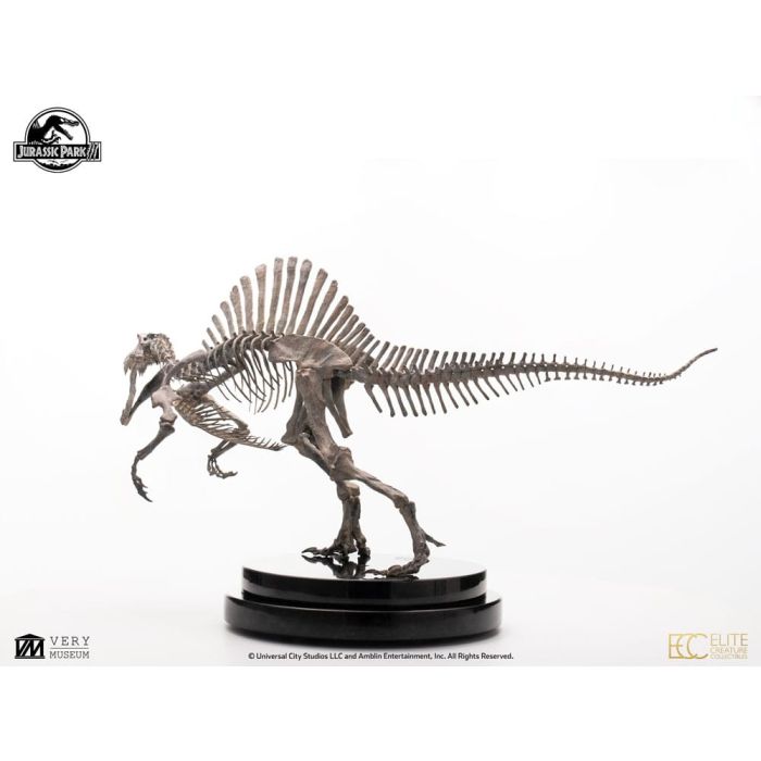 Jurassic Park III ECC Elite Creature Line Statue 1/24 Spinosaurus Skeleton Bronze 27 cm 
