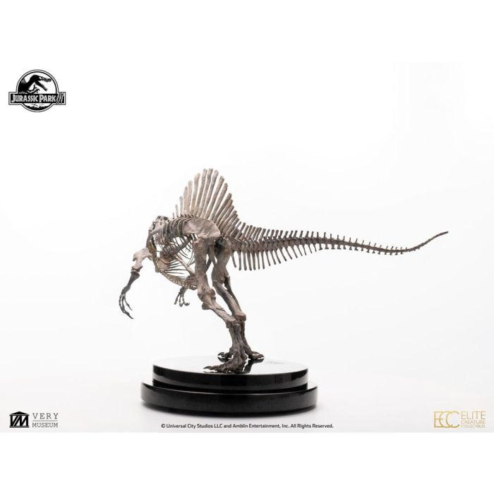 Jurassic Park III ECC Elite Creature Line Statue 1/24 Spinosaurus Skeleton Bronze 27 cm 