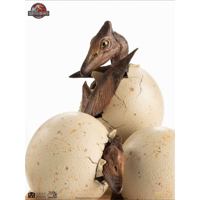 Jurassic Park III ECC Elite Creature Line Statue Hatching Pterosaur 16 cm