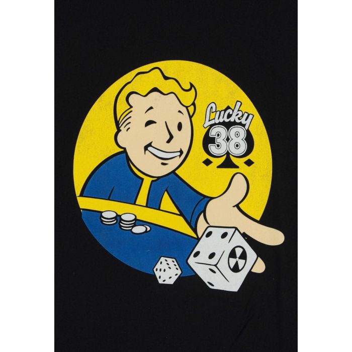 Fallout T-Shirt Lucky 38 Dice Size XL