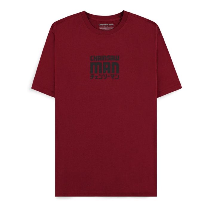 Chainsaw Man T-Shirt Smile Bordeaux Size M
