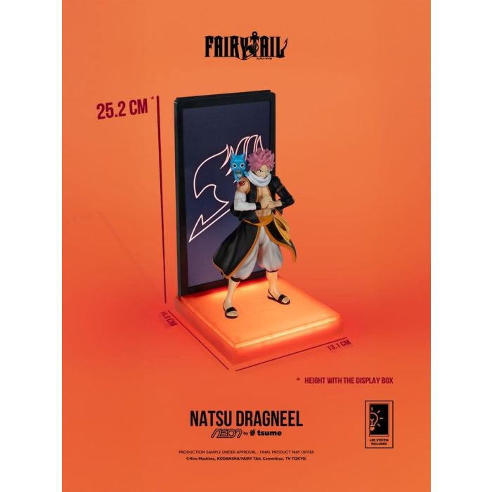 Fairy Tail Neon Figure 1/9 Natsu Dragneel 25 cm