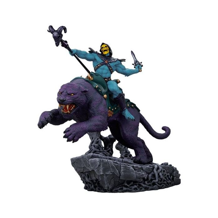 Masters of the Universe 1/4 Figure Skeletor & Panthor 81 cm
