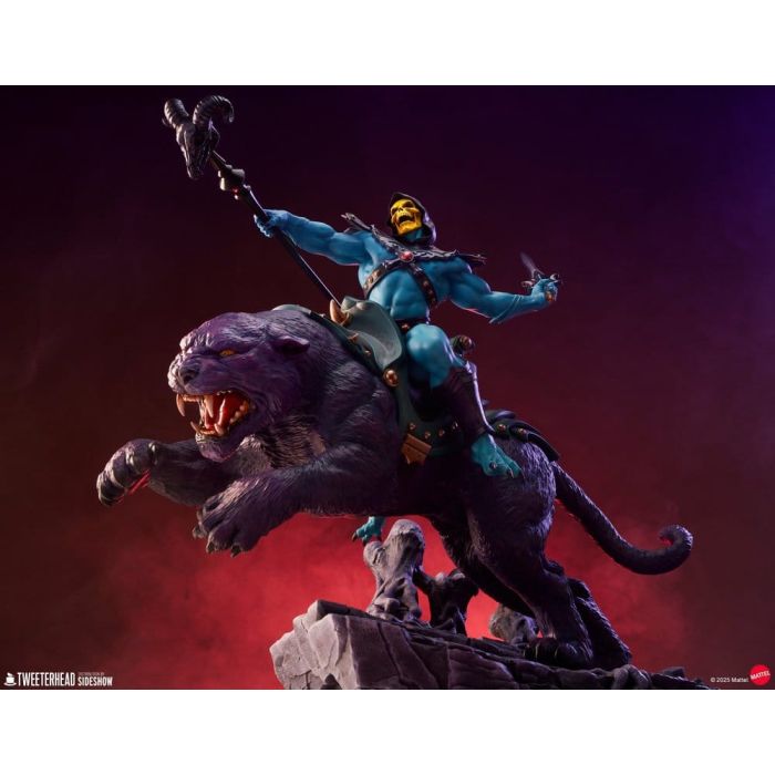 Masters of the Universe 1/4 Figure Skeletor & Panthor 81 cm