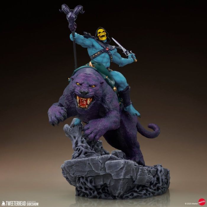 Masters of the Universe 1/4 Figure Skeletor & Panthor 81 cm