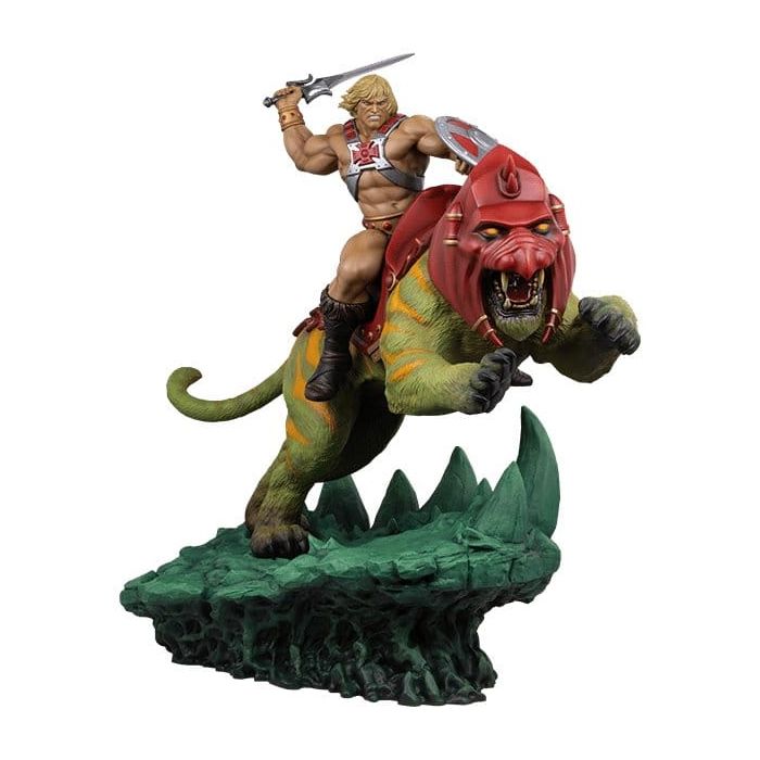 Masters of the Universe 1/4 Figure He-Man & Battle Cat 76 cm