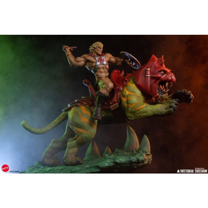 Masters of the Universe 1/4 Figure He-Man & Battle Cat 76 cm
