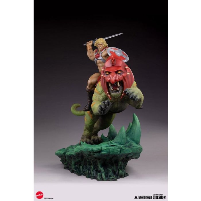 Masters of the Universe 1/4 Figure He-Man & Battle Cat 76 cm